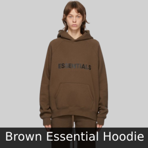 Brown Essentials Hoodie